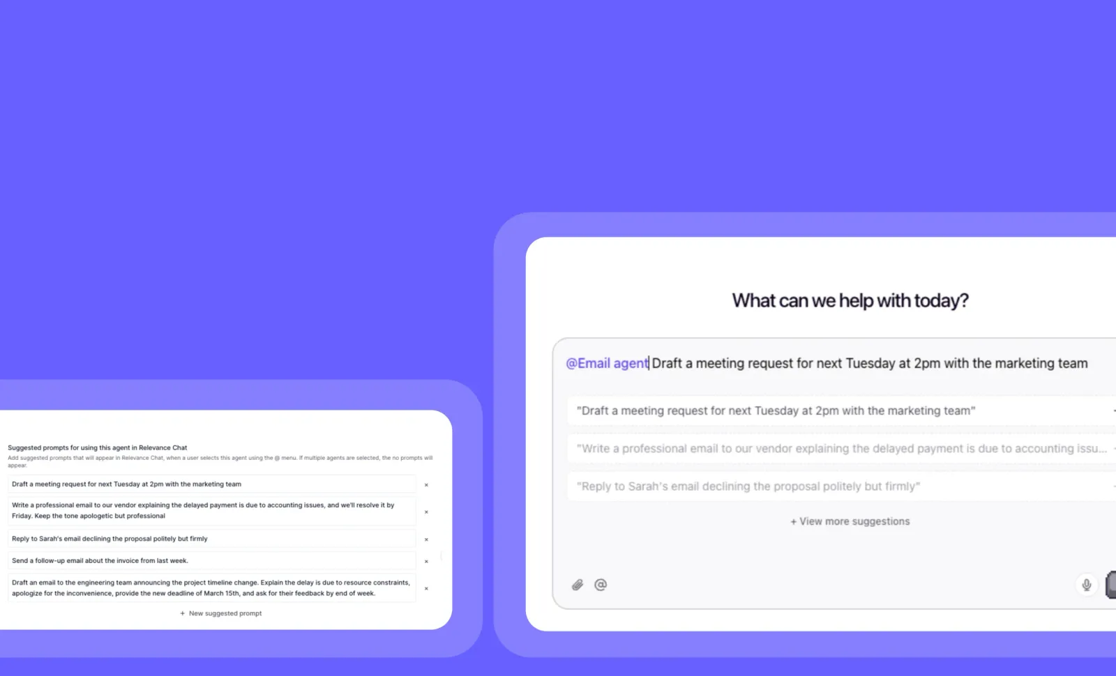 Guide users with one-click prompt suggestions in Chat