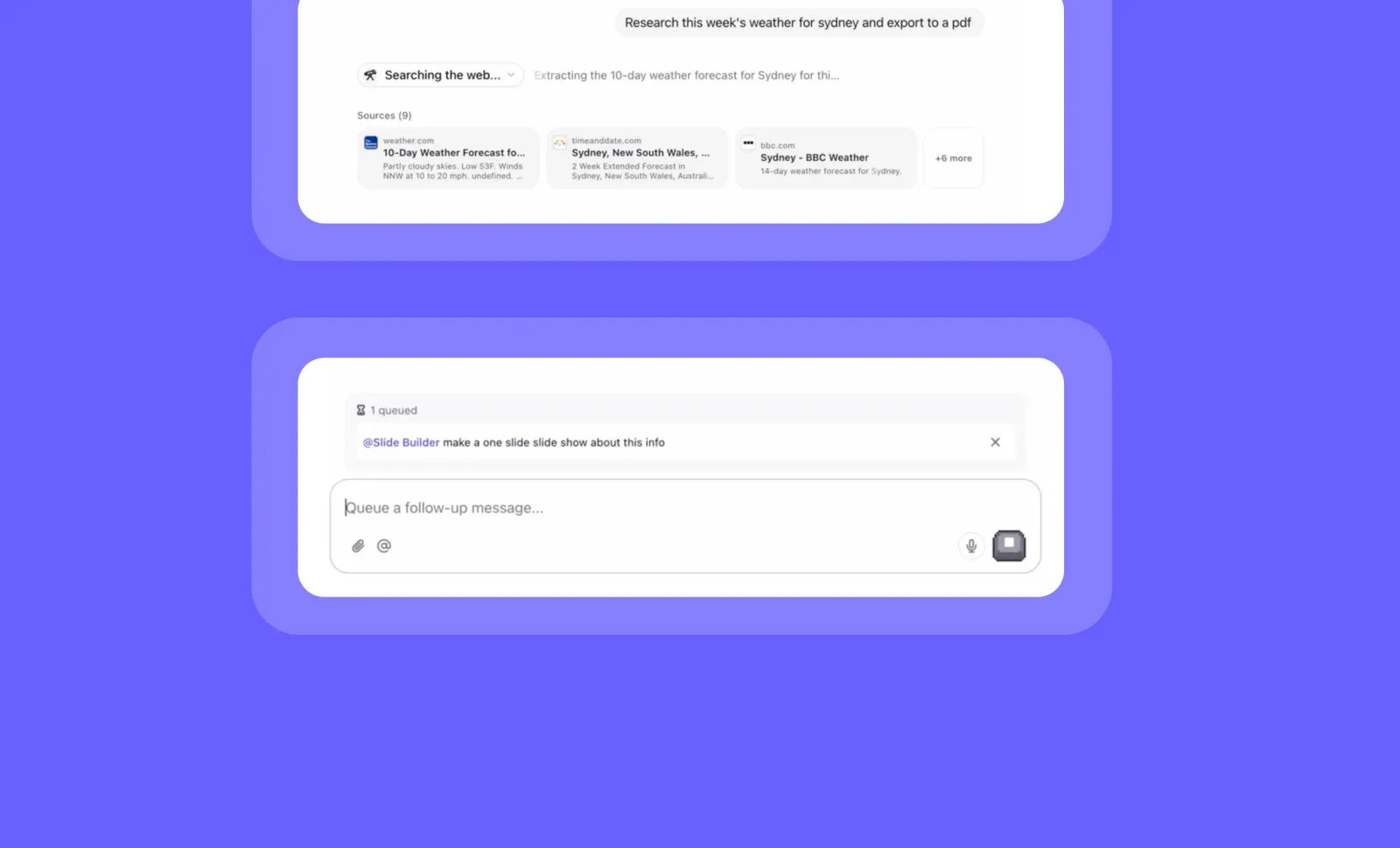 Message queuing in Chat: Continue your conversation without waiting