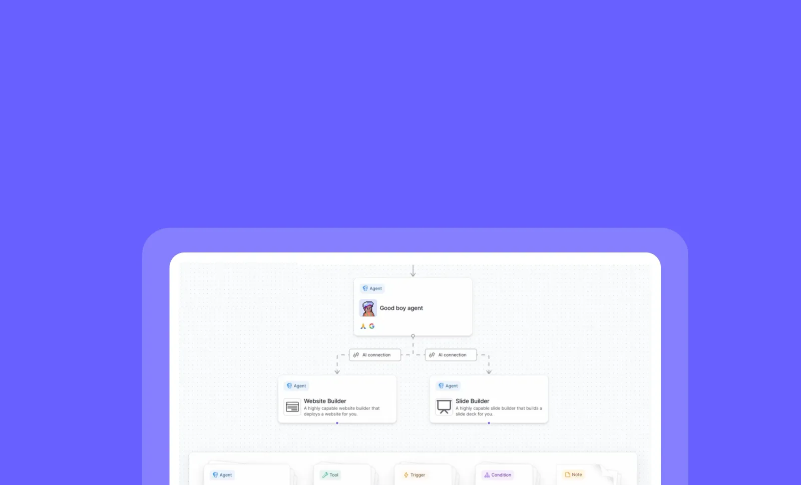 Built-in agents for Workforces: Add preset agents to your workflows