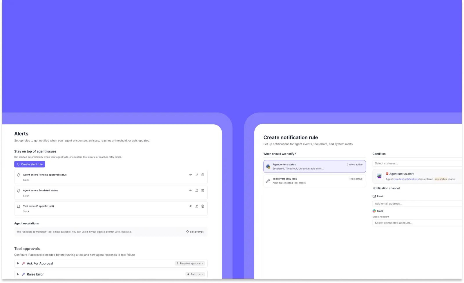 Agent Alerts: Real-time monitoring and notifications for your AI agents