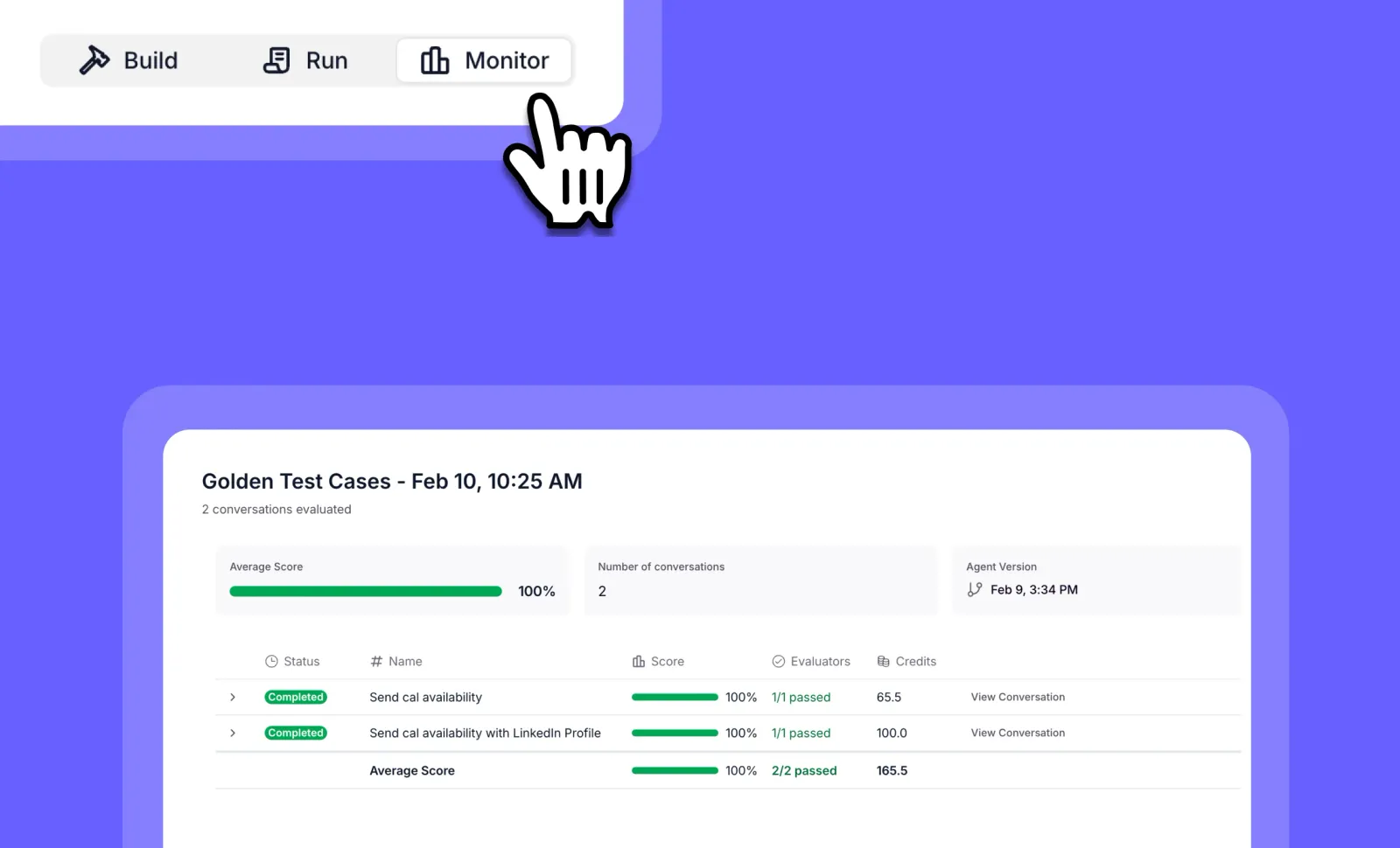 Test and validate AI agents with Evals