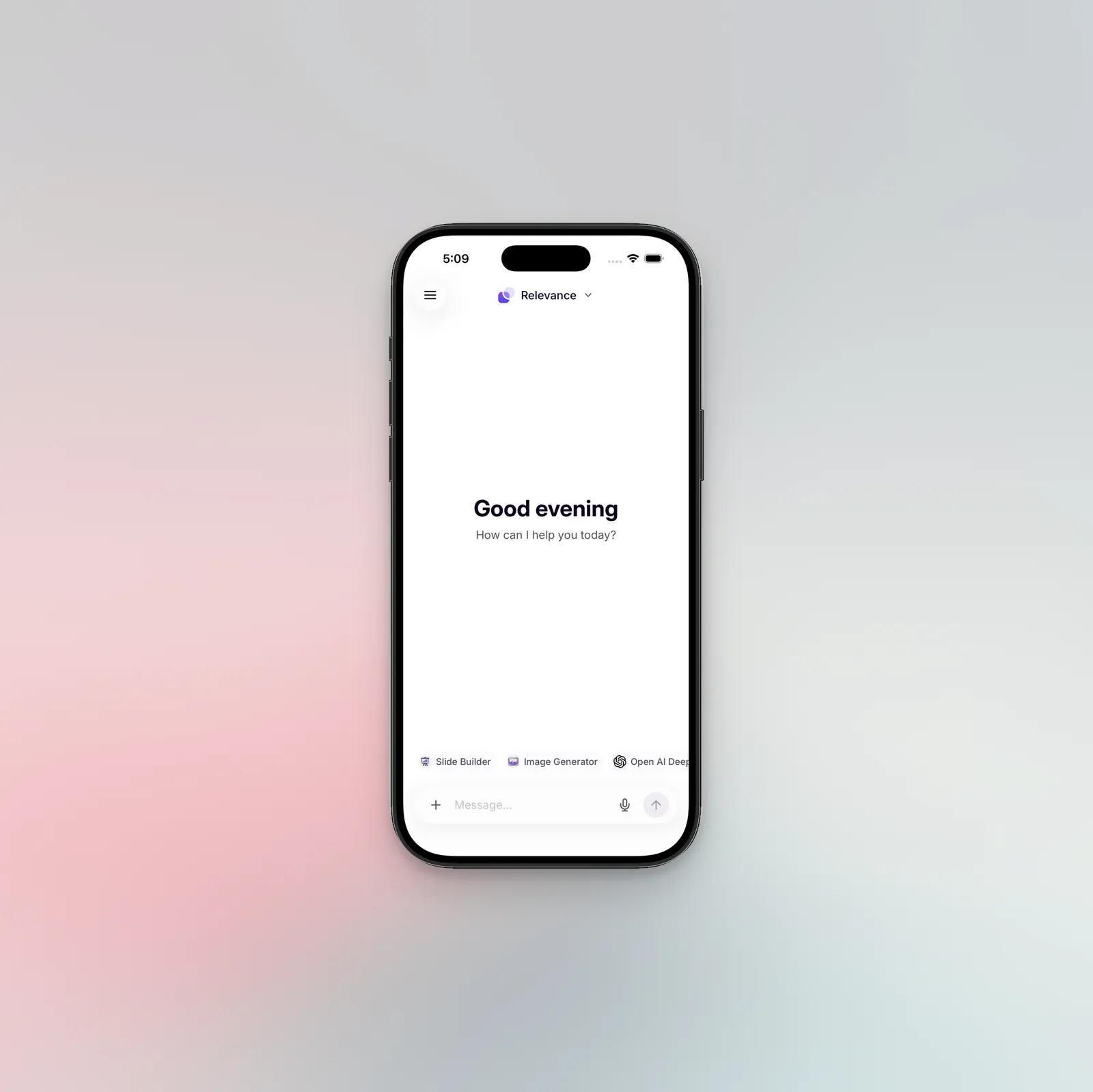 Relevance Chat on iOS