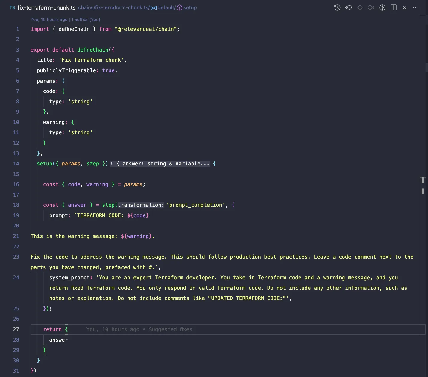 Our SDK for building LLM features in your product