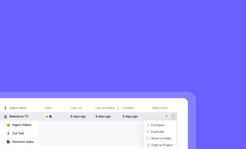 Clone your private agents and tools to other projects—Without changing settings